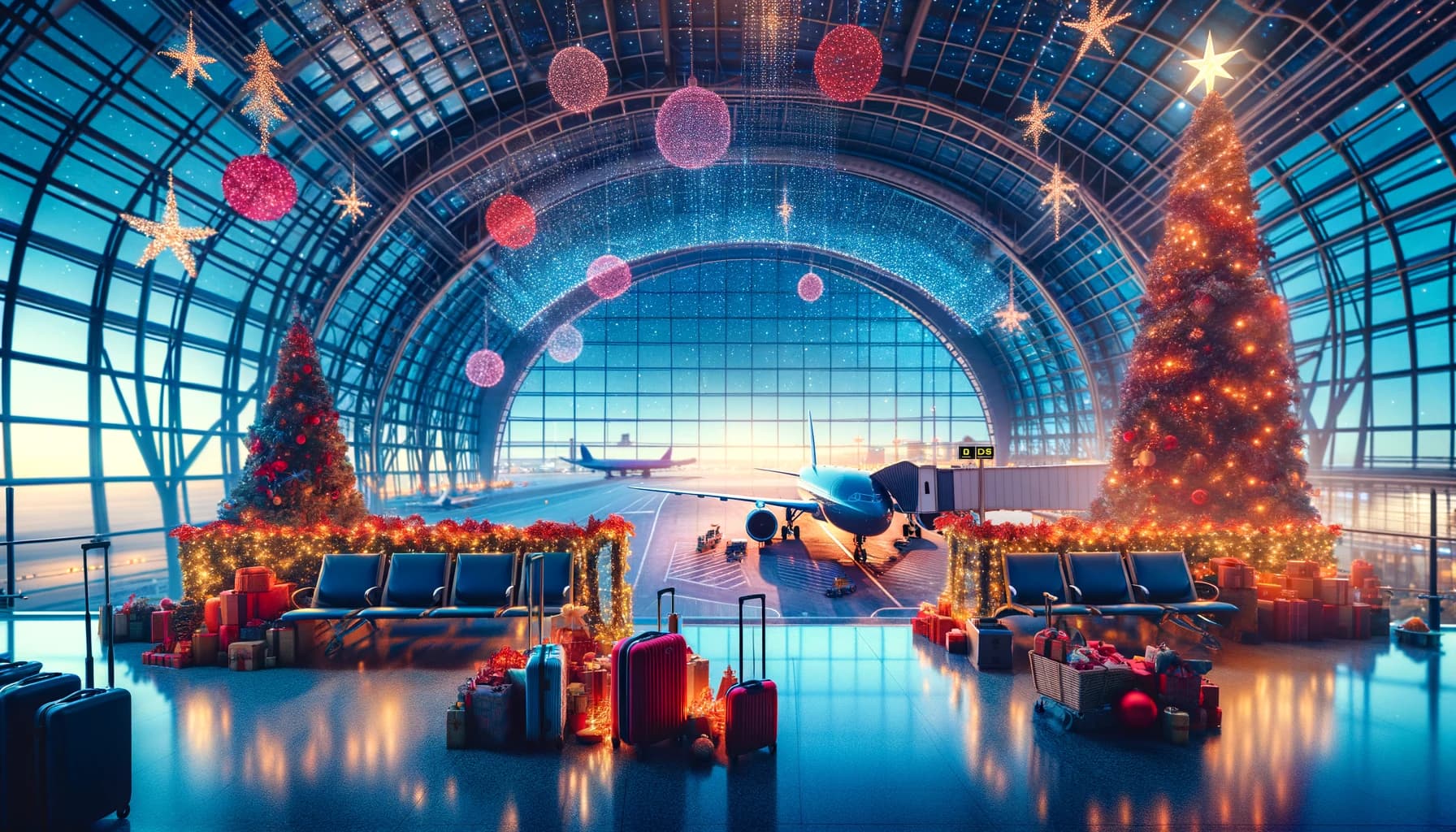 Flying on Christmas Eve