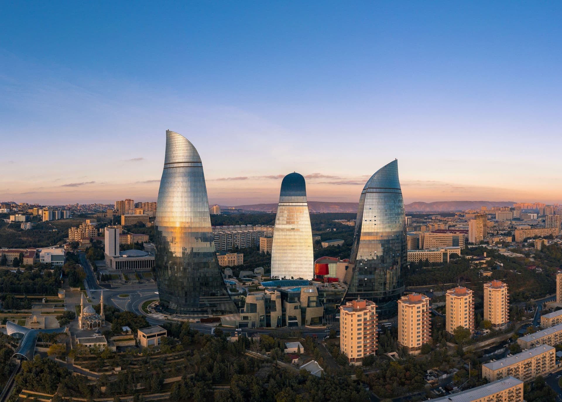Flying To Azerbaijan