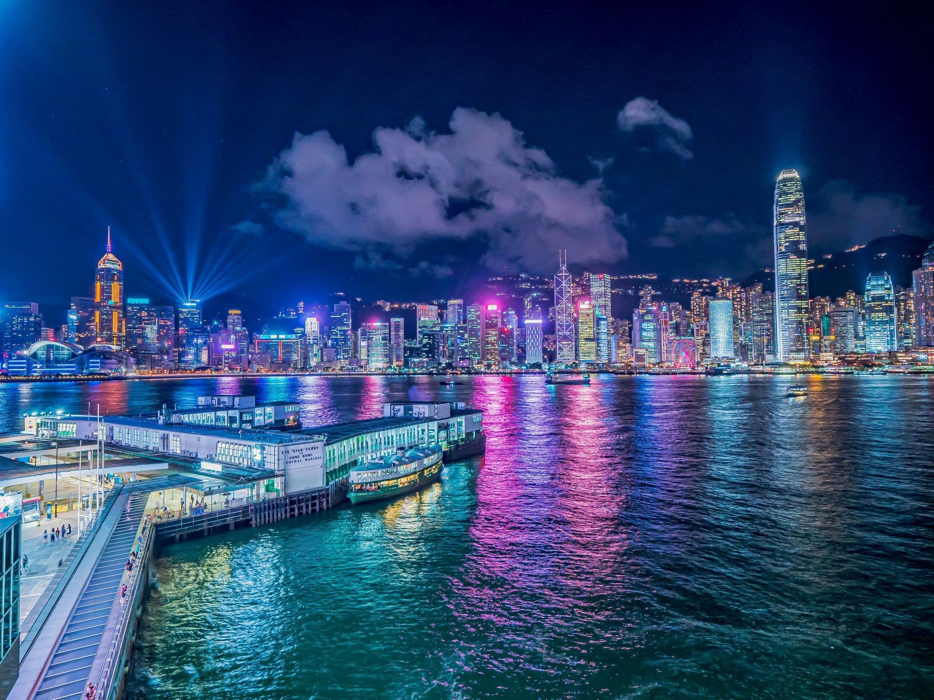 Flying to Hong Kong