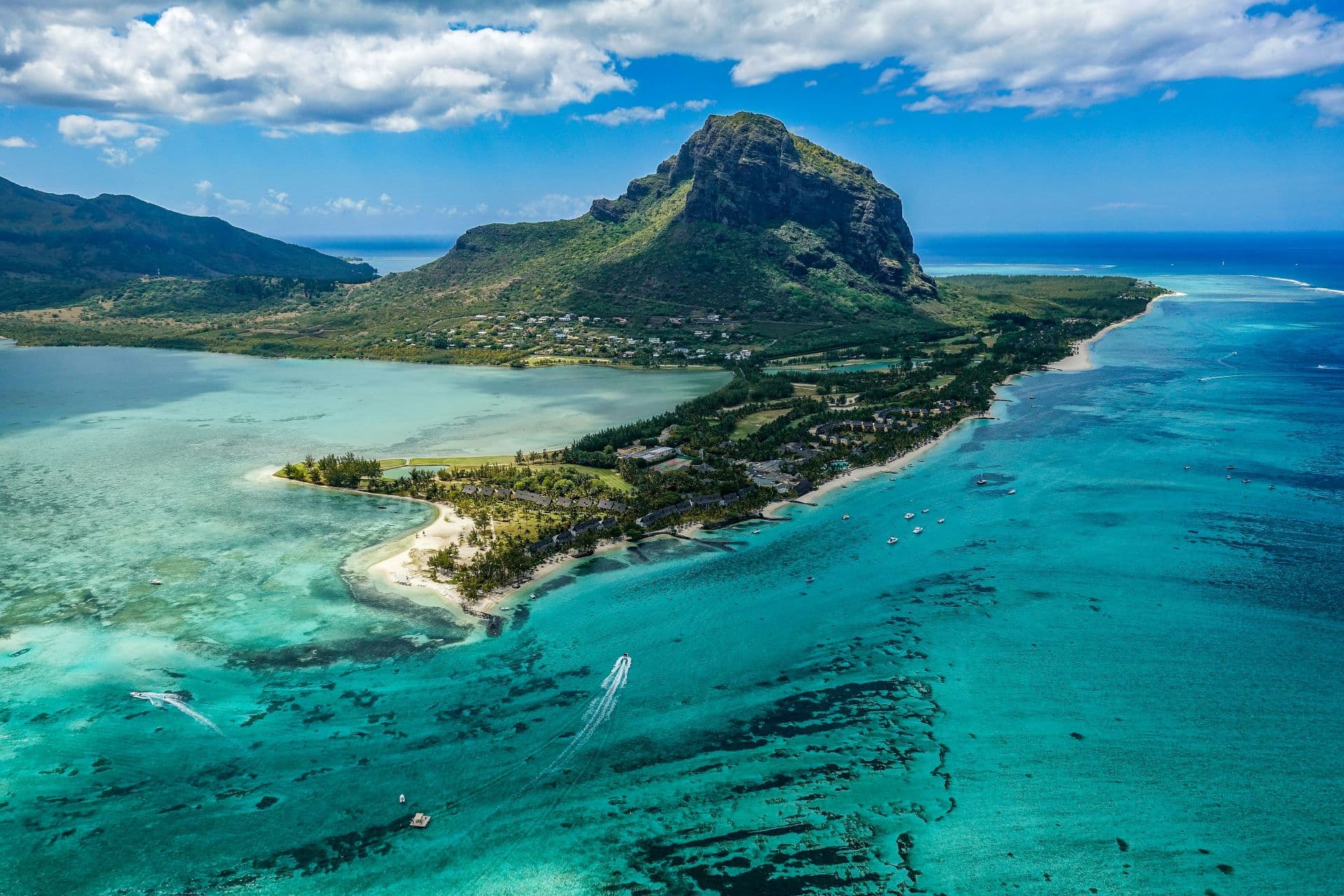 Flying to Mauritius
