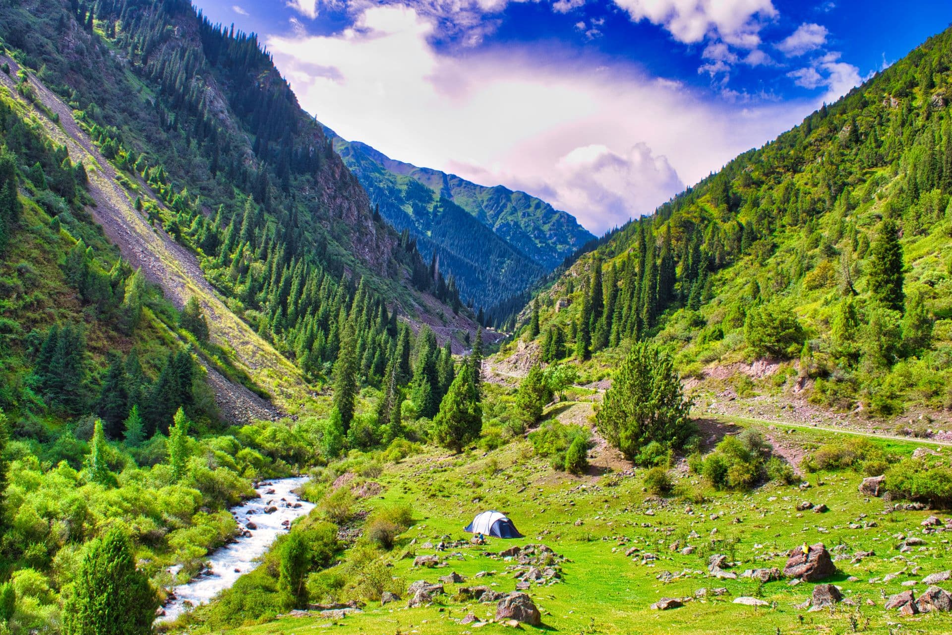 Flying To Kyrgyzstan